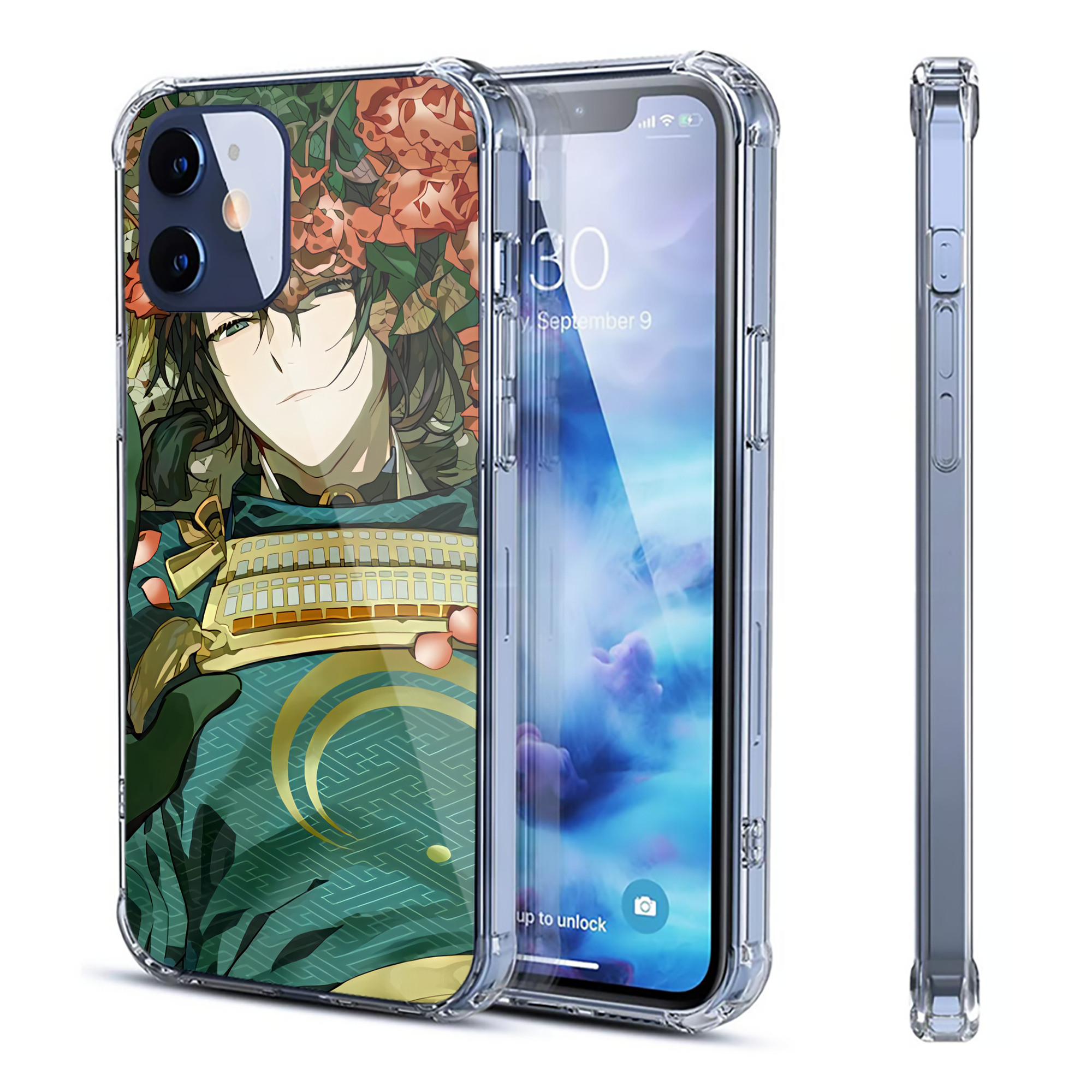 （画像用） 刀剣乱舞 Touken Ranbu 【iPhone 12シリーズ対応】透明スマホケース（クリアソフトケース）